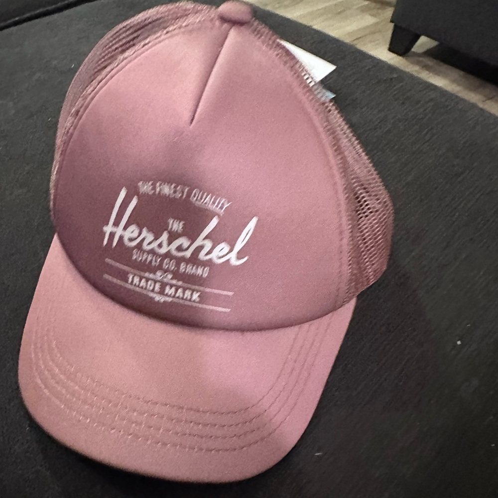 Herschel Kids Pink Mesh Cap
